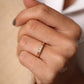 0.20CTW Minimalist Lab Grown Diamond 3 Stone Promise Wedding Band  customdiamjewel   
