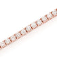 Moissanite Diamond Prong Set Tennis Bracelet  customdiamjewel   