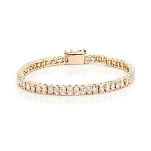 Moissanite Diamond Prong Set Tennis Bracelet  customdiamjewel   