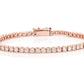 Moissanite Diamond Prong Set Tennis Bracelet  customdiamjewel   