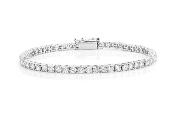 Moissanite Diamond Prong Set Tennis Bracelet  customdiamjewel   