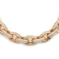 Elongated Hip Hop Iced Out Cuban Chain Necklace  customdiamjewel   