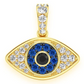 0.50CTW Alternative Diamond Evil Eye Bubbly Pendant  customdiamjewel   