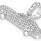 0.60CTW Muscle Car Bezel Wheels Pendant  customdiamjewel   