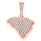 0.33CTW Diamond South Carolina State Pendant  customdiamjewel   