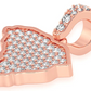 0.33CTW Diamond South Carolina State Pendant  customdiamjewel   