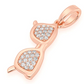 0.25CTW Diamond Sunglass Pendant  customdiamjewel   