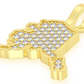 0.20CTW Diamond Alaska State Pendant  customdiamjewel   