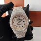 Rose White AP Stainless Steel Watch customdiamjewel
