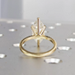 3.0CT Marquise Cut Moissanite Wedding Ring