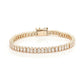 Trendy Prong Set Tennis Diamond Bracelet  customdiamjewel   