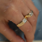 0.40CTW Emerald Cut Lab Grown Diamond Engagement Ring  customdiamjewel   