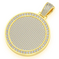 5.00CTW Round Medallion Hip Hop Pendant  customdiamjewel   