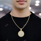 5.00CTW Round Medallion Hip Hop Pendant  customdiamjewel   