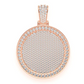5.00CTW Round Medallion Hip Hop Pendant  customdiamjewel   