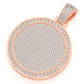 5.00CTW Round Medallion Hip Hop Pendant  customdiamjewel   