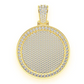 5.00CTW Round Medallion Hip Hop Pendant  customdiamjewel   