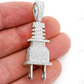 2.15CTW Electric Plug Pendant  customdiamjewel   