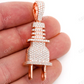 2.15CTW Electric Plug Pendant  customdiamjewel   