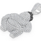 3.75CTW Sumo Wrestler Diamond Pendant  customdiamjewel   