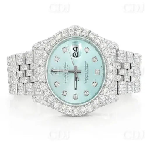 Iced Out Rolex Watch At Wholesale Price for Men (16.75CTW) customdiamjewel