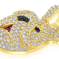 1.66CTW Cluster Diamond Bulldog Pendant  customdiamjewel   