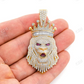 6.75CTW Diamond King Crown Lion Pendant  customdiamjewel   