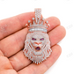 6.75CTW Diamond King Crown Lion Pendant  customdiamjewel   