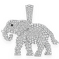 1.55CTW Diamond Elephant Pendant  customdiamjewel   