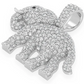 1.55CTW Diamond Elephant Pendant  customdiamjewel   