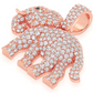 1.55CTW Diamond Elephant Pendant  customdiamjewel   