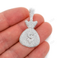 3.33CTW Diamond Money Bag Pendant  customdiamjewel   