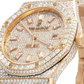 Hip Hop 18k Rose Gold Audemars Piguet diamond Watch (31.25 CTW)