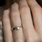 0.28ctw Bezel Set Round Moissanite Engagement Ring  customdiamjewel   