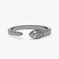 0.02CTW Unique Snake Lab grown Diamond Wedding Band  customdiamjewel   