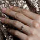 0.28ctw Bezel Set Round Moissanite Engagement Ring  customdiamjewel   