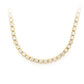 Round Diamond Iced Out Tennis Necklace  customdiamjewel   