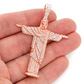 4.25CTW Christ The Redeemer Pendant  customdiamjewel   
