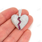 4.00CTW Broken Heart Pendant  customdiamjewel   