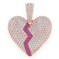 4.00CTW Broken Heart Pendant  customdiamjewel   