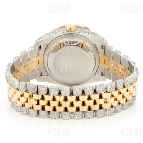Custom Standard Quality 13.73CTW Rolex Diamond Watch