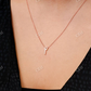 Silver Diamond Iced Out Key Necklace  customdiamjewel   