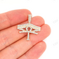 1.40CTW Diamond Eye Of Ra Pendant  customdiamjewel   