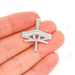 1.40CTW Diamond Eye Of Ra Pendant  customdiamjewel   
