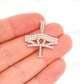 1.40CTW Diamond Eye Of Ra Pendant  customdiamjewel   