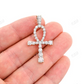 2.25CTW Graduated Ankh Pendant  customdiamjewel   