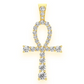 2.25CTW Graduated Ankh Pendant  customdiamjewel   