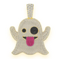 8.35CTW Hip Hop Ghost Emoji Pendant  customdiamjewel   