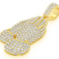 3.25CTW Prayer Hands Diamond Pendant  customdiamjewel   
