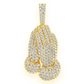 3.25CTW Prayer Hands Diamond Pendant  customdiamjewel   